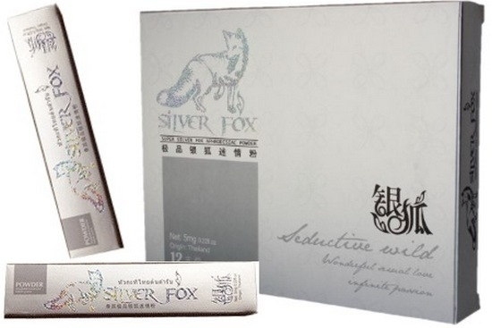 ''Silver Fox'' возбуждающий порошок для женщин, в одной упаковке 12 пакетиков по 5 мг - 9